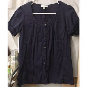 Thakoon for Target navy short sleeve top
